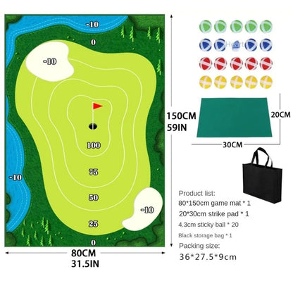 Golf Hitting Mat set